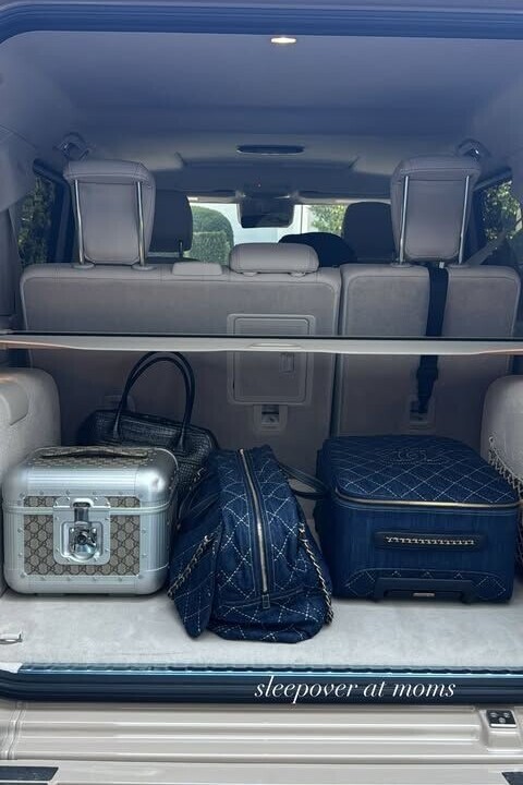 Chanel Quilted Denim Luggage and Gucci Beauty Case