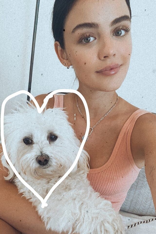 Lucy Hale Instagram Story July 29, 2020