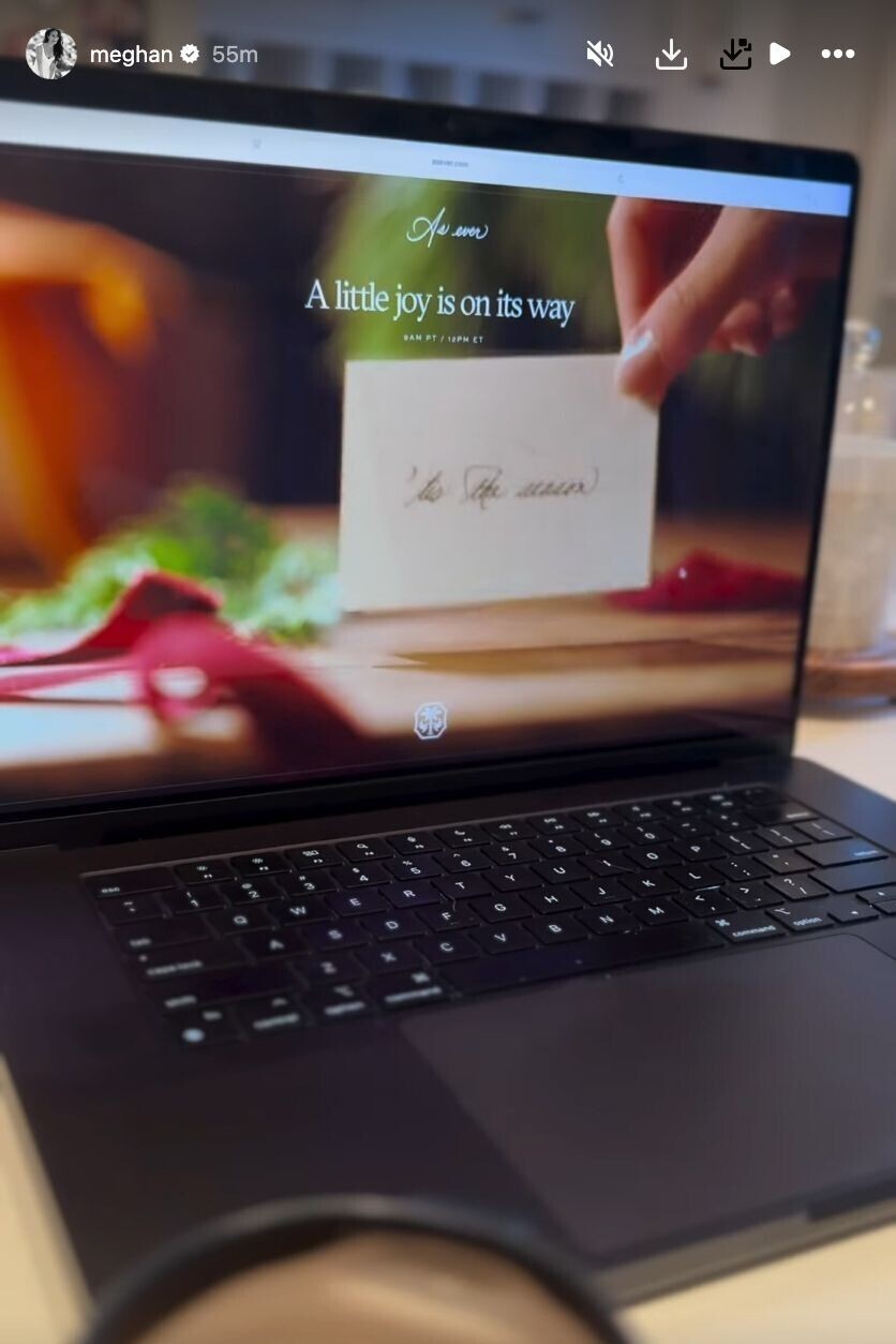 Meghan Markle Instagram Story @meghan October 28, 2025