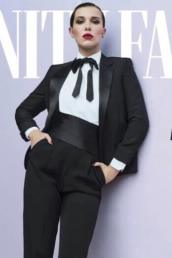 Black Tuxedo Jacket and Wool Gabardine Pants
