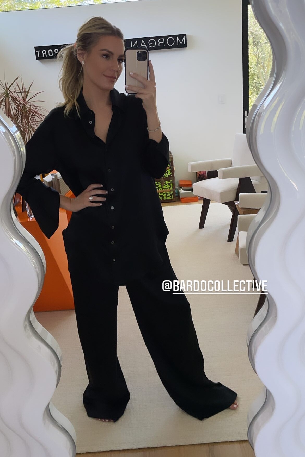 Morgan Stewart Instagram Story July 1, 2021