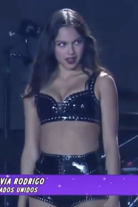 Patent Leather Bra Top and Studded Hot Pants