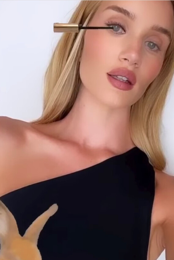 One-Shoulder Black Dress and Gold Hoop Earrings