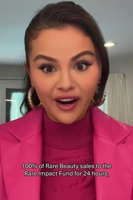 Selena Gomez Rare Beauty World Mental Health Day October 10, 2023