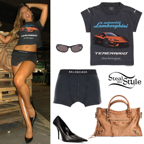 Graphic T-Shirt, Mini Skirt