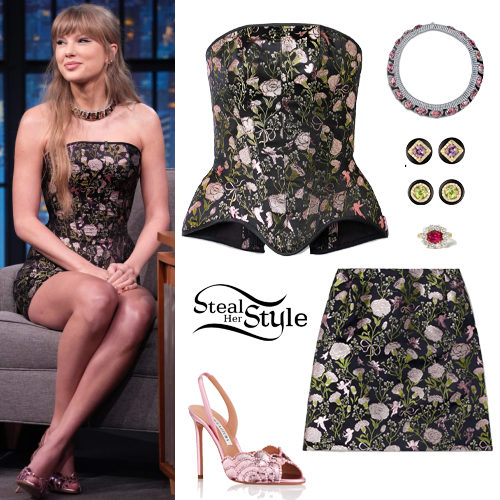 Brocade Corset and Skirt