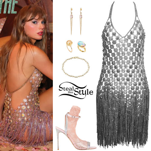 Embellished Dress and Heels