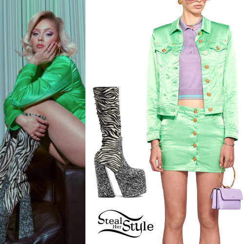 Green Jacket and Skirt