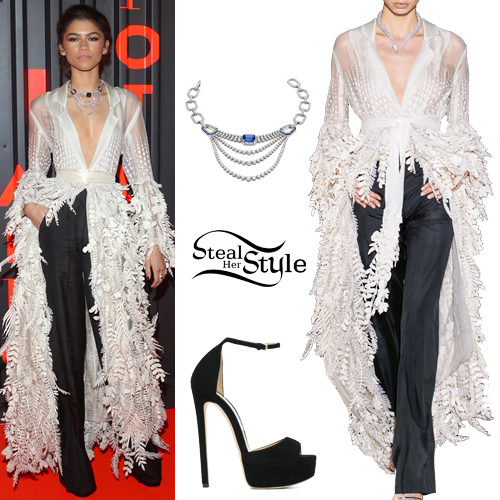 Embellished Shirt Dress, Black Pants